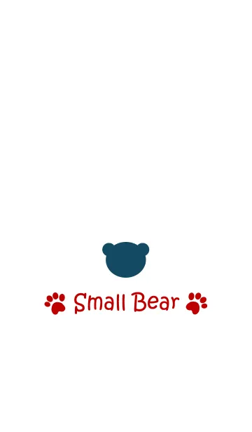 [LINE着せ替え] Small Bear *AIIRO 2*の画像1