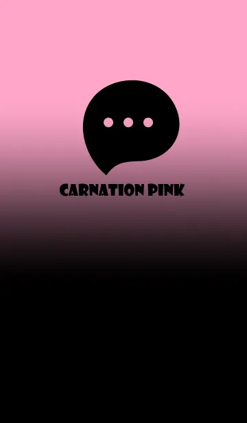 [LINE着せ替え] Black & Carnation Pink  Theme V2 (JP)の画像1
