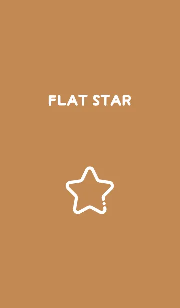 [LINE着せ替え] FLAT STAR / Amberの画像1