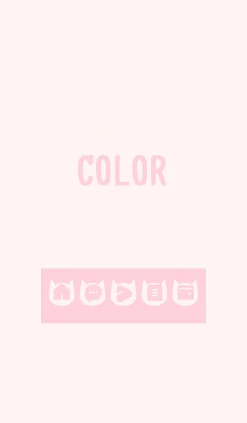 [LINE着せ替え] pink color N03の画像1