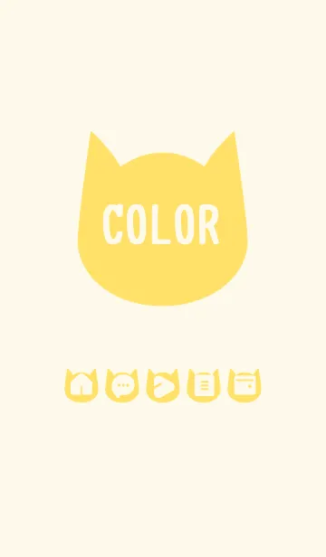[LINE着せ替え] yellow color N04の画像1