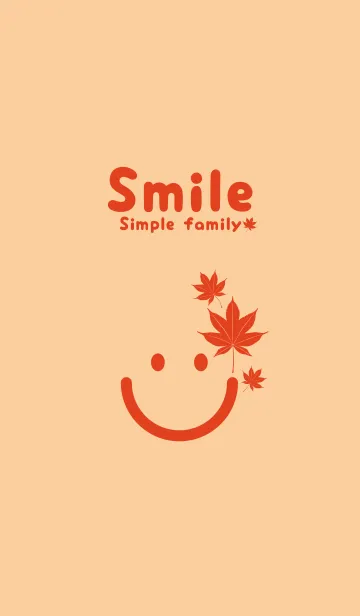 [LINE着せ替え] スマイル＆紅葉 ネープルズイエローの画像1