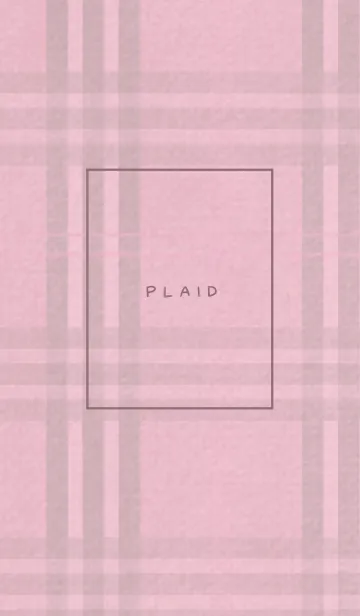 [LINE着せ替え] チェック柄 St 01 - くすみピンク 02の画像1