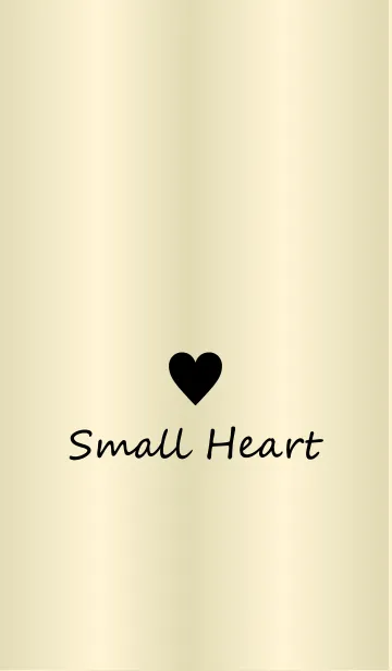 [LINE着せ替え] Small Heart *Champagne Gold 13*の画像1