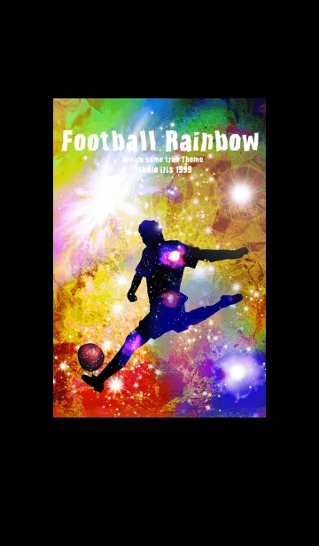 [LINE着せ替え] サッカー Football Rainbow2の画像1