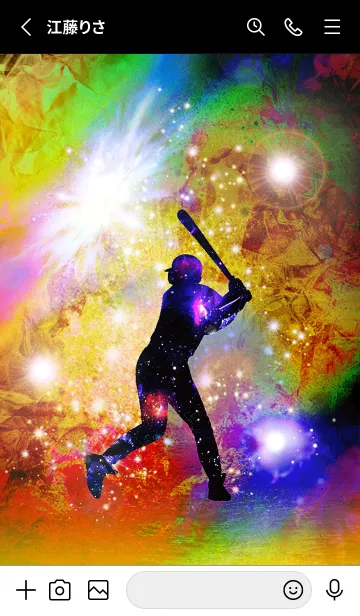 [LINE着せ替え] 野球 Baseball Rainbow2の画像3