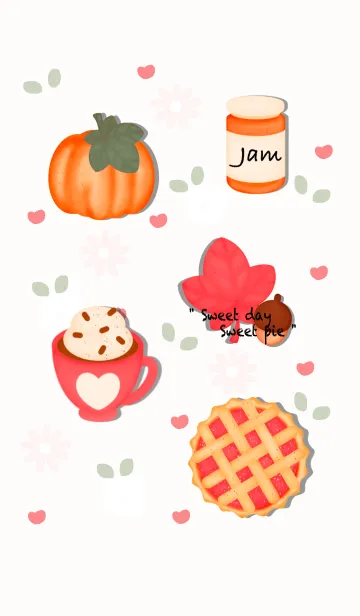 [LINE着せ替え] Sweet pumpkin pie 4の画像1