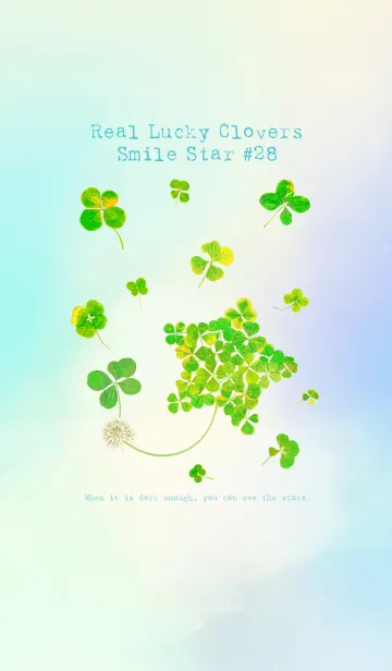 [LINE着せ替え] 本物ラッキークローバーズ Smile Star #28の画像1