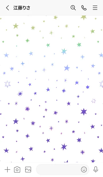 [LINE着せ替え] ミニ スターズ _47の画像3