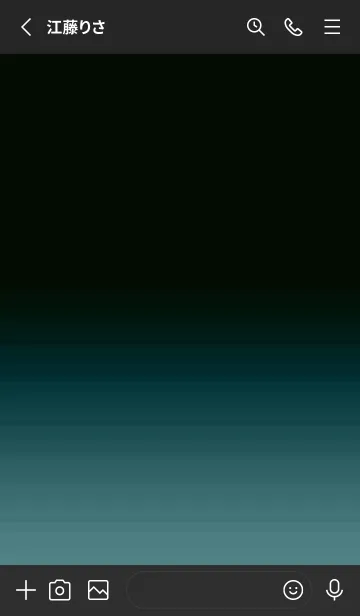 [LINE着せ替え] シンプル ダーク アイコン 55の画像3