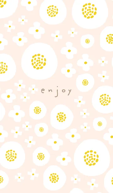 [LINE着せ替え] 3種の白い花17の画像1