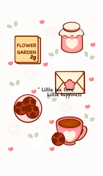 [LINE着せ替え] Sweet tea time 2の画像1