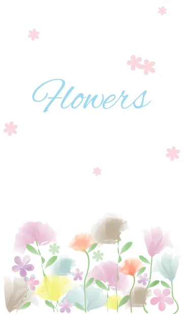 [LINE着せ替え] F l o w e r s - Pretty 22 -の画像1