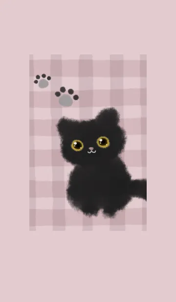 [LINE着せ替え] ふんわりふわふわ子ネコねこ♪3の画像1