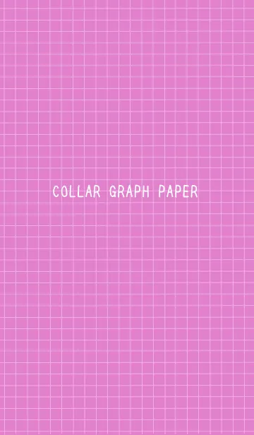 [LINE着せ替え] カラー方眼紙の着せかえ/ディープピンクの画像1