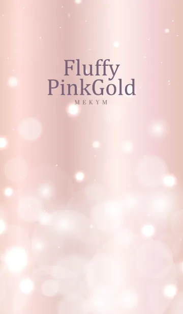 [LINE着せ替え] Fluffy Pink Gold-HEART 6の画像1
