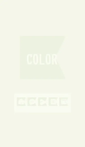 [LINE着せ替え] green color O03の画像1