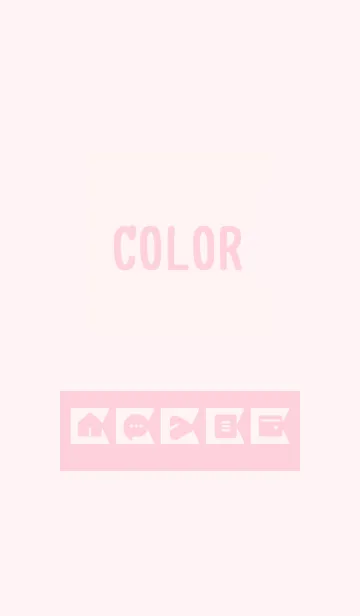 [LINE着せ替え] pink color O03の画像1