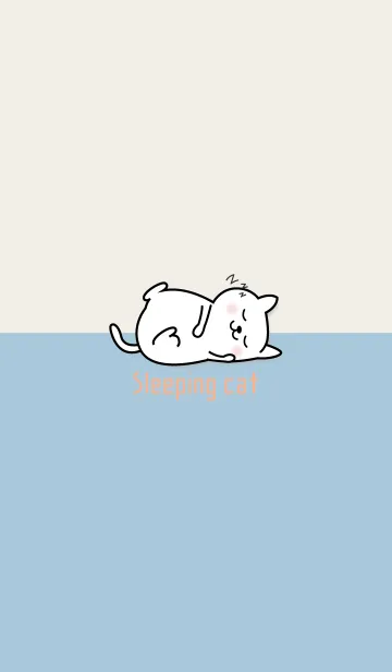 [LINE着せ替え] I am a Sleeping cat 30の画像1