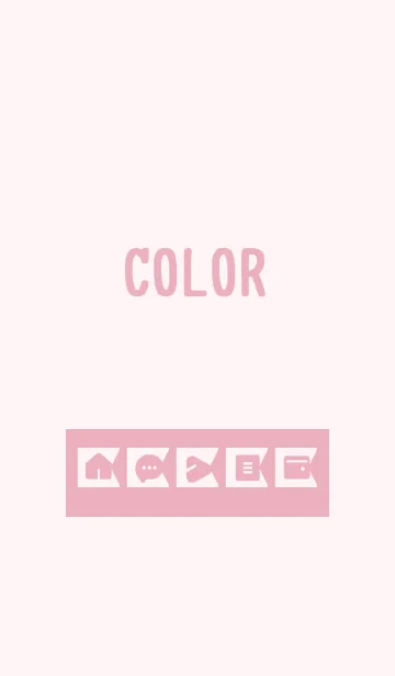 [LINE着せ替え] pink color O05の画像1