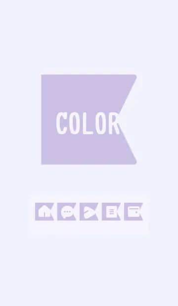 [LINE着せ替え] purple color O04の画像1