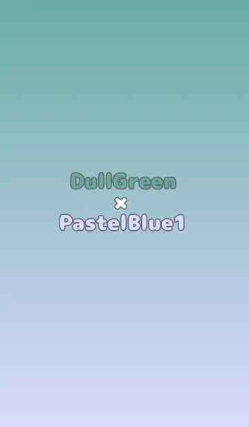 [LINE着せ替え] くすみグリーン★パステルブルー1.TKCの画像1