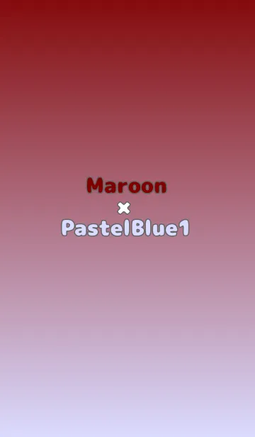 [LINE着せ替え] マルーン★パステルブルー1.TKCの画像1