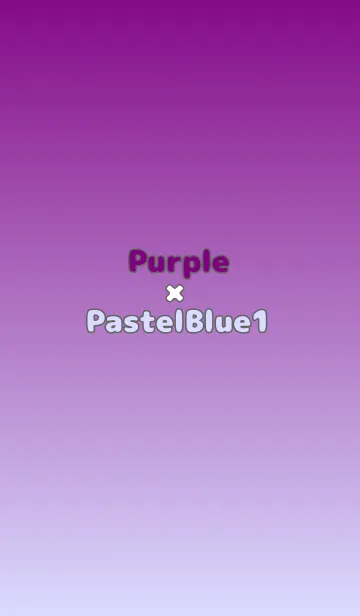 [LINE着せ替え] パープル★パステルブルー1.TKCの画像1