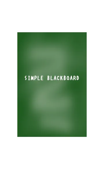 [LINE着せ替え] シンプルな黒板の着せかえ/ホワイトの画像1