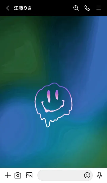 [LINE着せ替え] サイケデリック スマイル 249の画像2