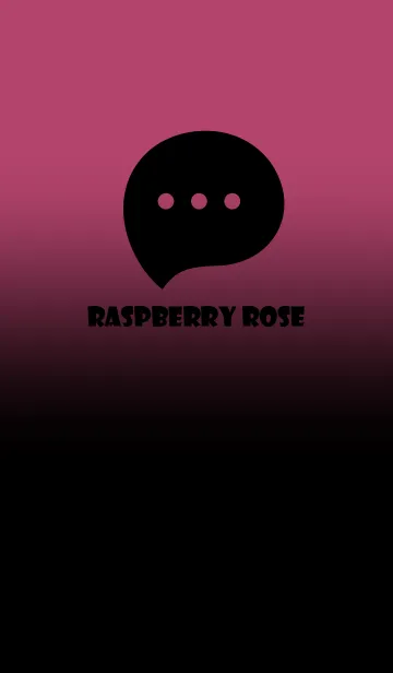 [LINE着せ替え] Black & Raspberry Rose Theme V2 (JP)の画像1