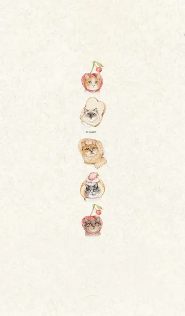 [LINE着せ替え] Tabby's friends 03の画像1