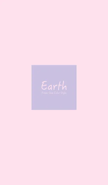 [LINE着せ替え] Earth ／ ピンクパープルの画像1