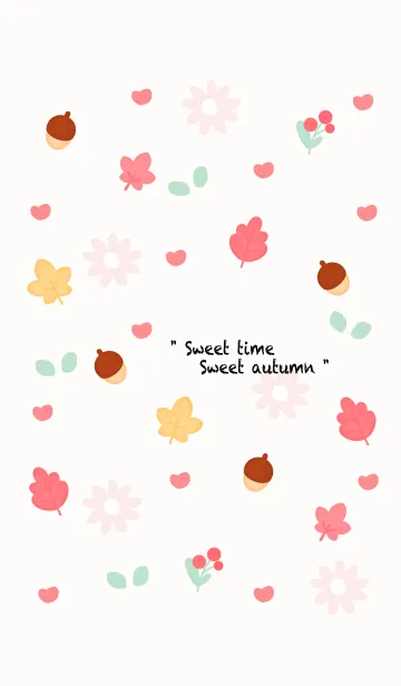 [LINE着せ替え] Pastel autumn time 2の画像1