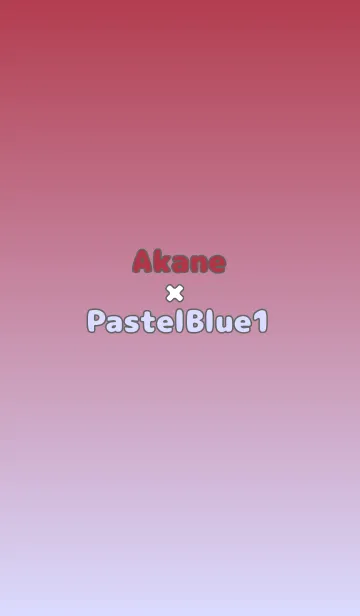 [LINE着せ替え] 茜色★パステルブルー1.TKCの画像1