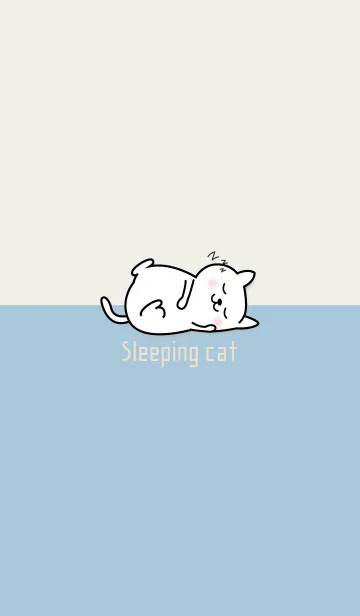 [LINE着せ替え] I am a Sleeping cat 31の画像1