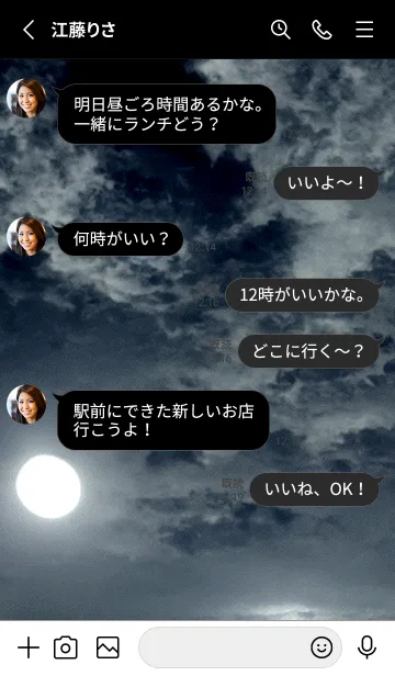 [LINE着せ替え] 神秘の月夜[20/30]。の画像4