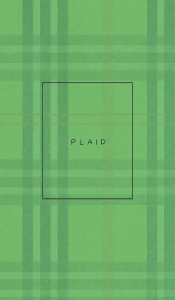 [LINE着せ替え] チェック柄 St 01 - グリーン (a)の画像1