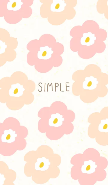 [LINE着せ替え] かわいい 北欧風 お花の画像1