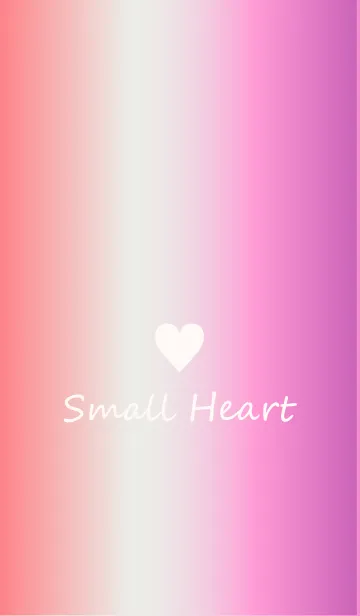 [LINE着せ替え] Small Heart *GlossyRed&Pink*の画像1