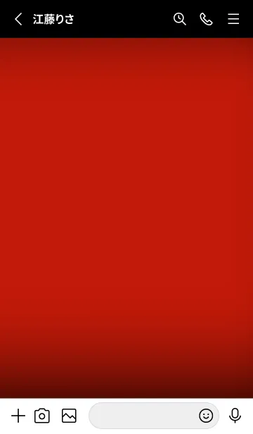 [LINE着せ替え] Chilli Red And Black V.3 (JP)の画像3