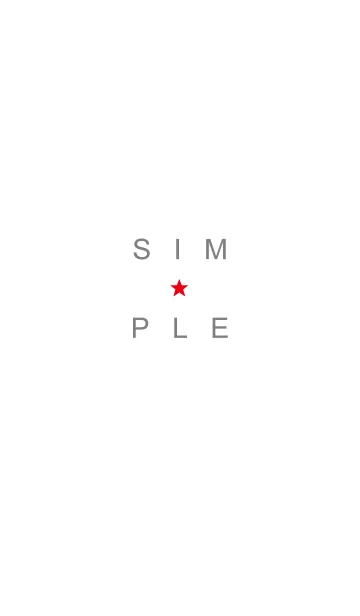 [LINE着せ替え] SIMPLE.STARの画像1