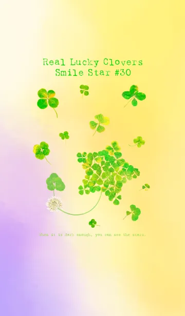 [LINE着せ替え] 本物ラッキークローバーズ Smile Star #30の画像1