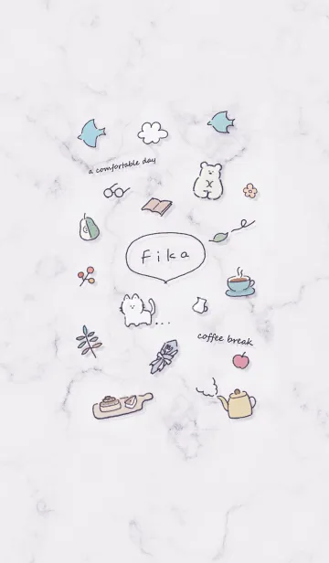 [LINE着せ替え] Fikaマーブル♥ウィスタリア08_1の画像1