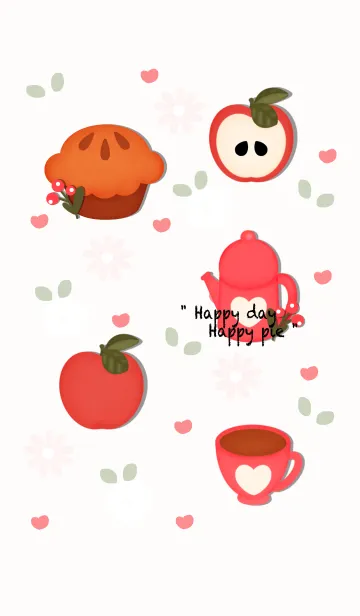 [LINE着せ替え] Sweet apple pie 4の画像1