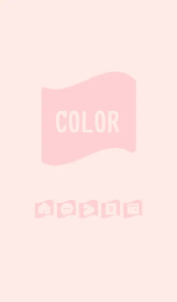 [LINE着せ替え] pink color P02の画像1