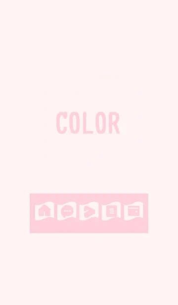 [LINE着せ替え] pink color P03の画像1
