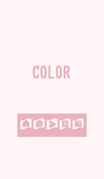 [LINE着せ替え] pink color P05の画像1