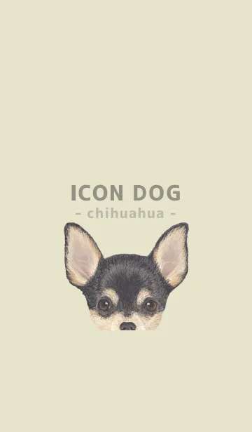 [LINE着せ替え] ICON DOG - チワワ - PASTEL YE/01の画像1