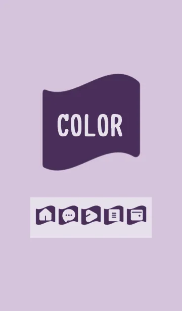 purple color P05の着せ替えメイン画像